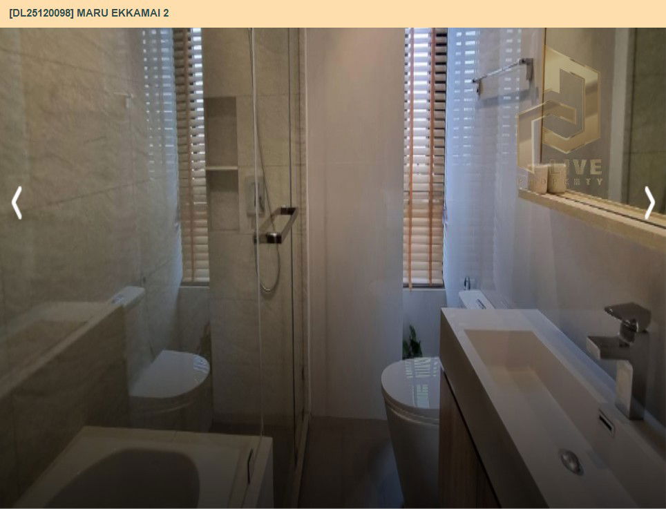 picture DL25120098 Condo for rent, MARU EKKAMAI 2 near BTS Ekkamai, ready to move in, call urgently 0638692663 LineID @897iyzll - 10/13