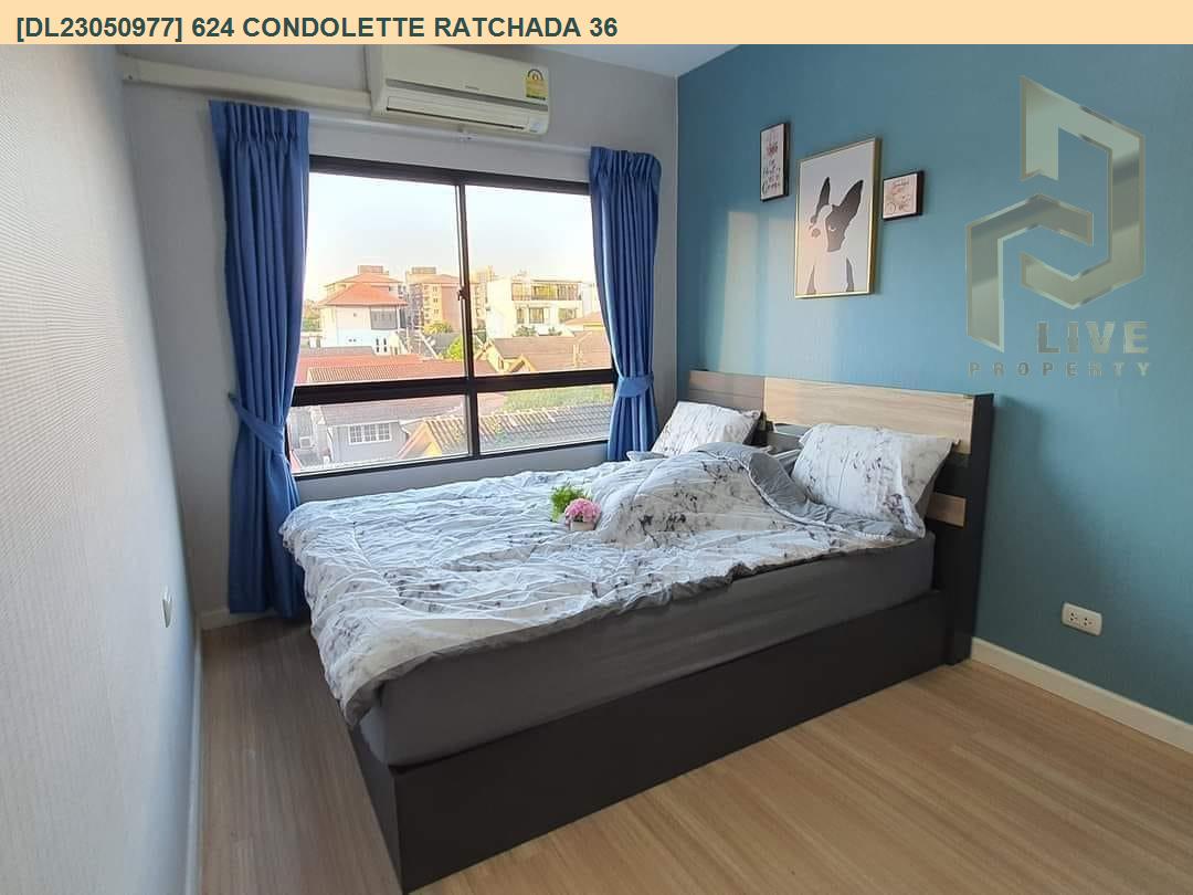picture DL23050977 Condo for rent, 624 Condolette Ratchada 36 near MRT ลาดพร้าว, ready to move in, call urgently 0638692663 LineID @655ebbvc - 2/10
