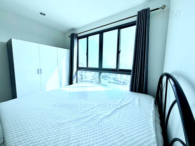 เช่าคอนโด BTS แบริ่ง : ให้เช่าคอนโด ไอดีโอ โมบิ สุขุมวิท อีสท์เกต อาคาร 1 ชั้น 18 สตูดิโอ ขนาด 22 ตรม ใกล้ Bitec บางนา