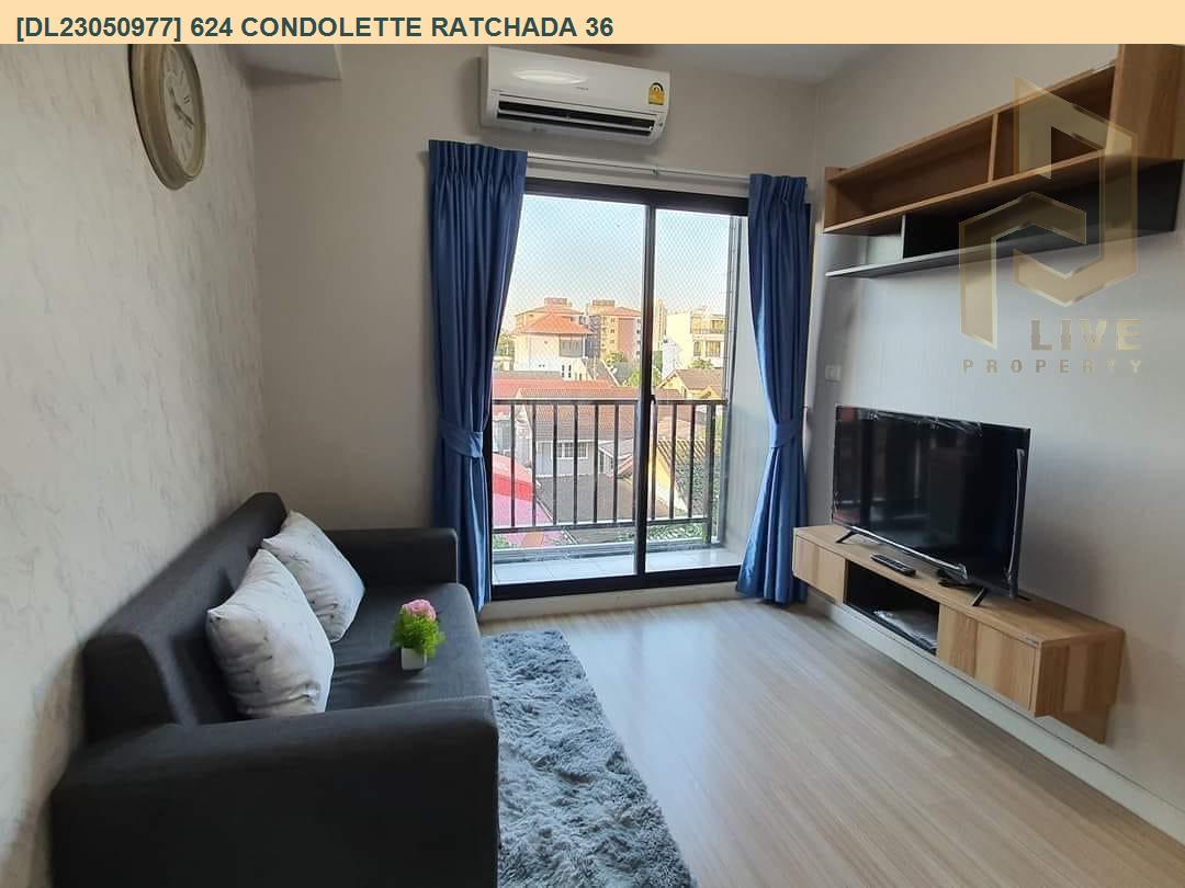 picture DL23050977 Condo for rent, 624 Condolette Ratchada 36 near MRT ลาดพร้าว, ready to move in, call urgently 0638692663 LineID @655ebbvc - 4/10