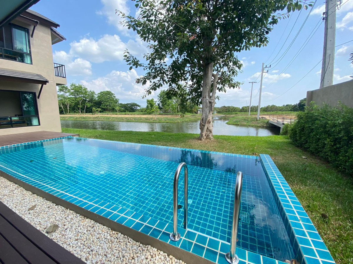 รูป 🌊 ขายบ้านเดี่ยว Pool Villa ริมน้ำ | สารภี เชียงใหม่ - รูปที่ 8/20