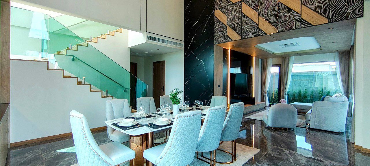 รูป ขายพูลวิลล่า 4 ห้องนอน สไตล์โมเดิร์น ในห้วยใหญ่ - รูปที่ 3/25