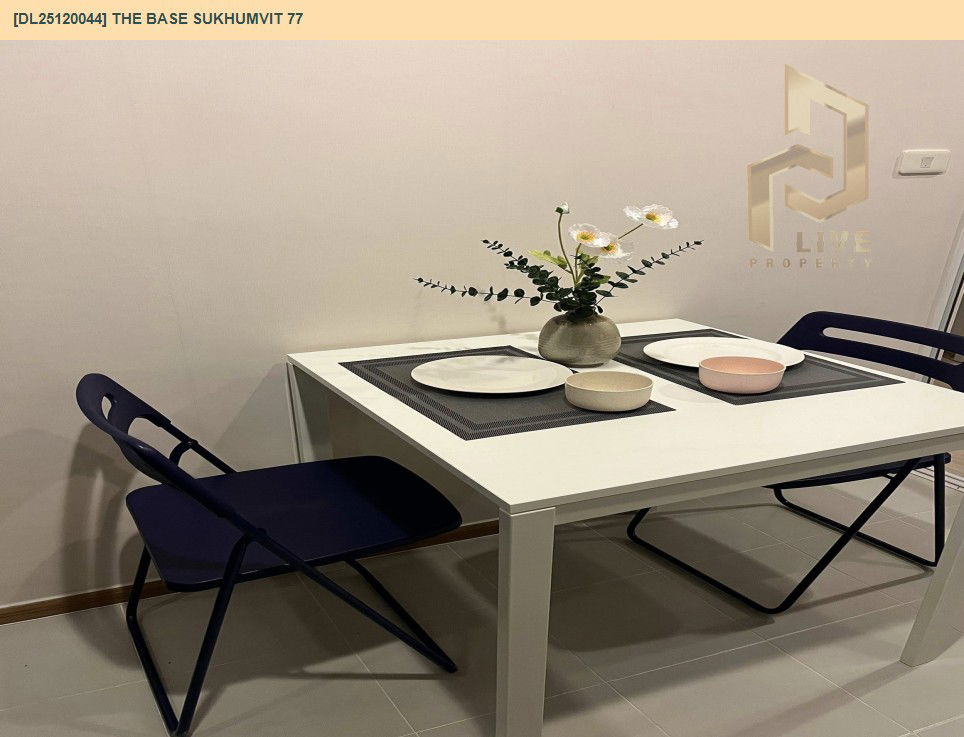 picture DL25120044 Condo for rent, The Base Sukhumvit 77 near BTS On Nut, ready to move in, call urgently 0638692663 LineID @534wlwof - 12/13