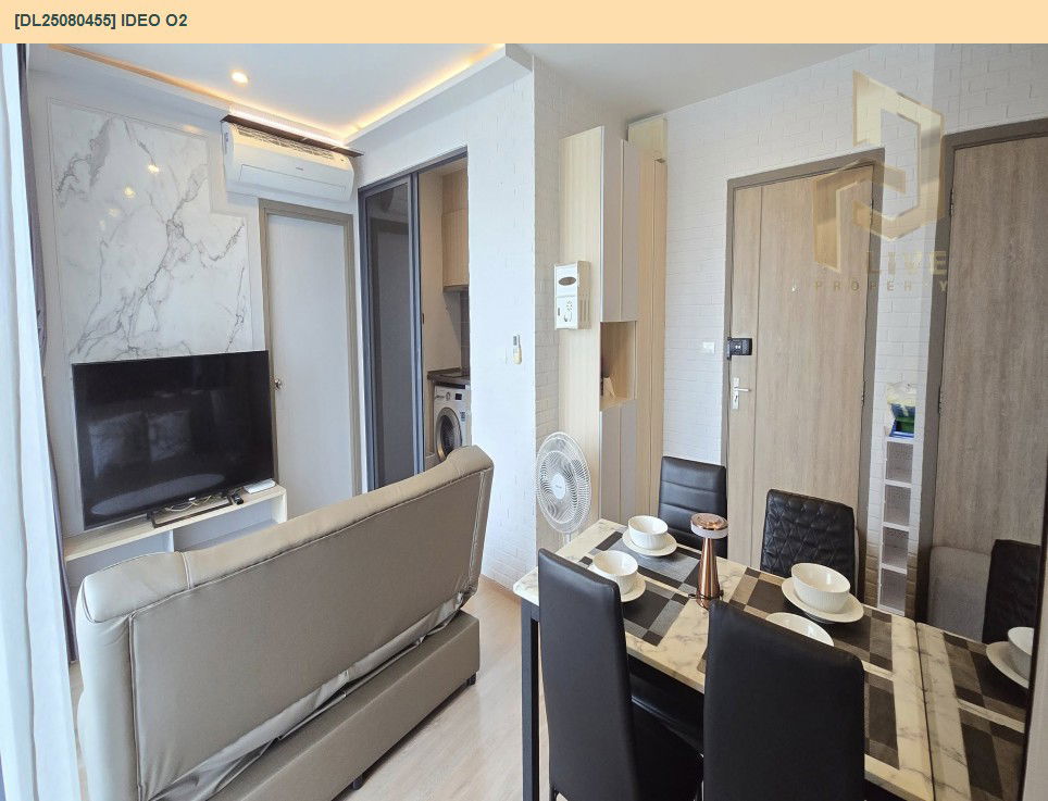 รูป DL25080455 ให้เช่าคอนโด ไอดีโอ โอทู (IDEO O2) ใกล้ BTS บางนา พร้อมเข้าอยู่ โทรด่วน 0638692663 LineID @897iyzll - รูปที่ 5/16