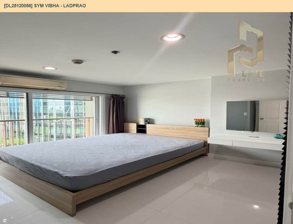 picture DL25120056 Condo for rent, SYM Vibha - Ladprao near BTS Chatuchak park, ready to move in, call urgently 0638692663 LineID @162cjixi - 3/9
