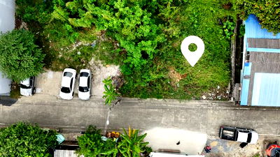 ที่ดิน ถนนติวานนท์ : ขายที่ดิน ซอยติวานนท์24 แยก11 ถมแล้วบางส่วน  ใกล้สถานีรถไฟฟ้าแคราย