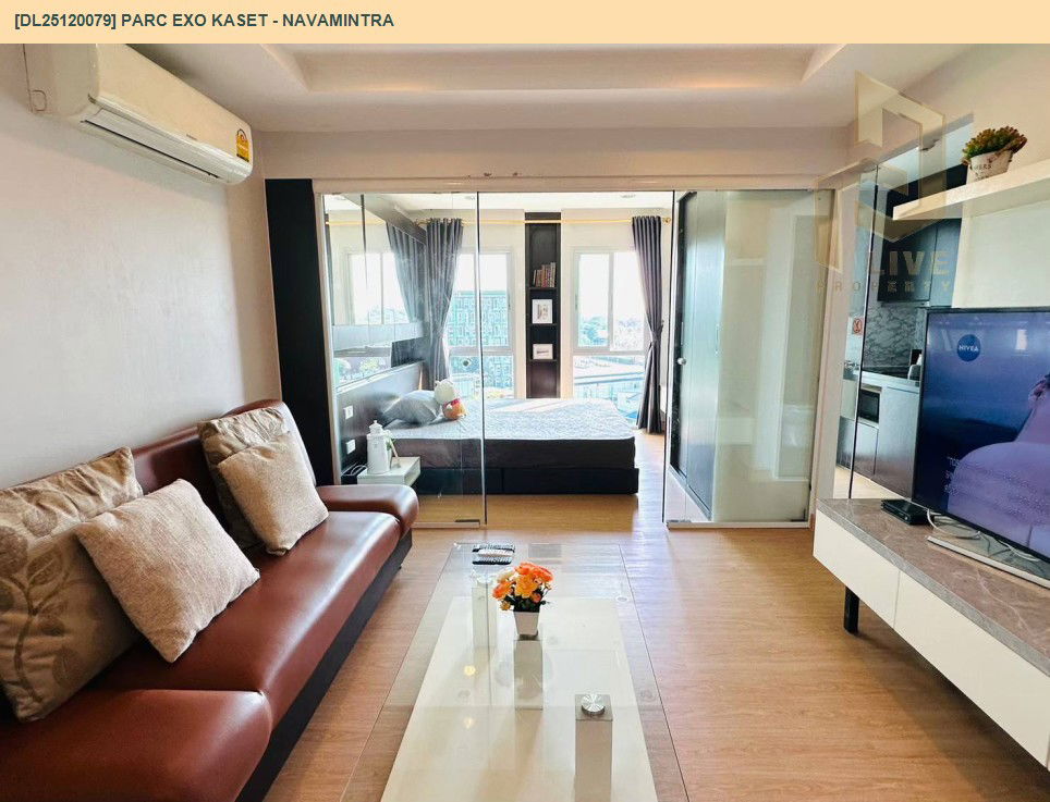 รูป DL25120079 ให้เช่าคอนโด พาร์ค เอ็กโซ เกษตร - นวมินทร์ (Parc Exo Kaset - Navamintra) ใกล้ - พร้อมเข้าอยู่ โทรด่วน 0614453194 LineID @162cjixi - รูปที่ 4/12