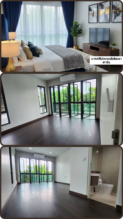 picture Single house for sale, Habitia Hathai Rat, near Ram Intra Expressway, fully extended and renovated. - 7/7