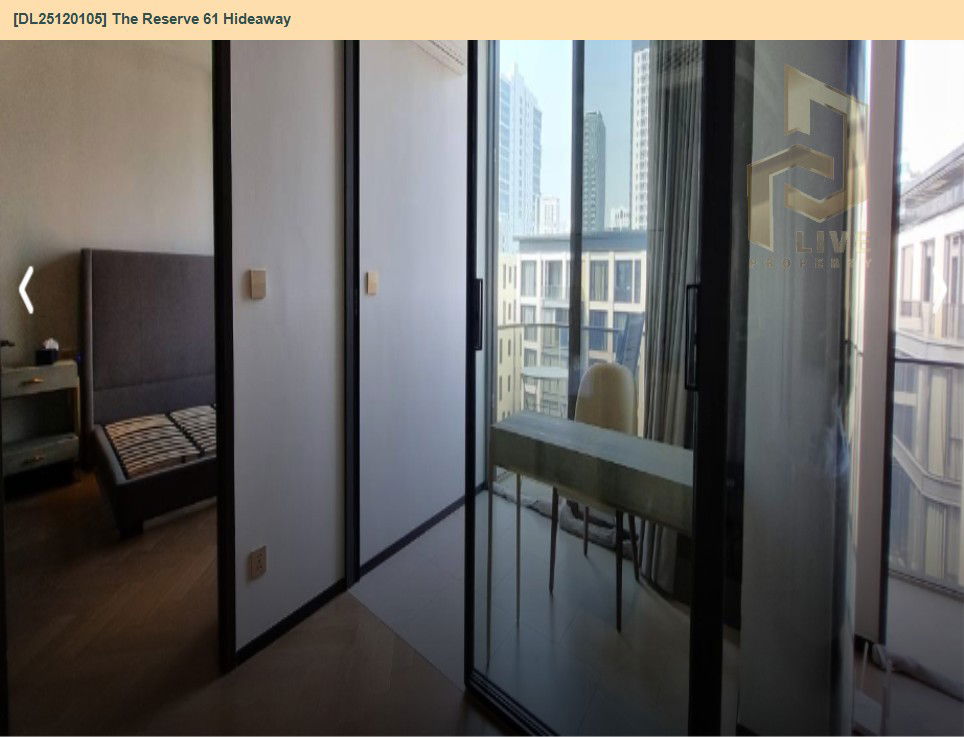 picture DL25120105 Condo for rent, The Reserve 61 Hideaway near BTS ทองหล่อ, ready to move in, call urgently 0638692663 LineID @534wlwof - 5/11