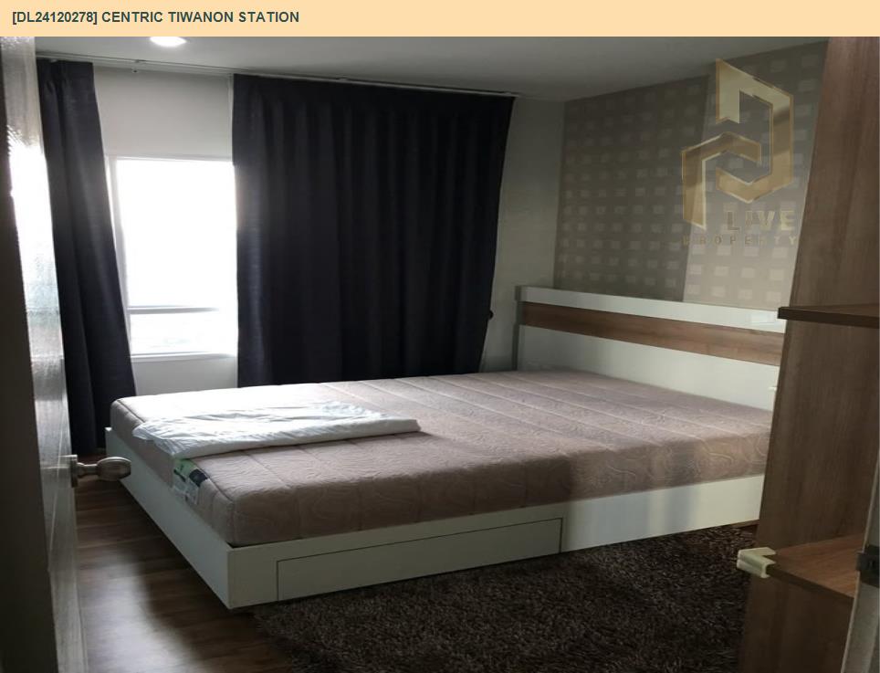 picture DL24120278 Condo for rent, Centric Tiwanon Station near MRT ติวานนท์, ready to move in, call urgently 0638692663 LineID @162cjixi - 3/7