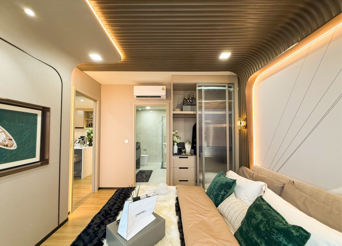 รูป ขายห้องแกรนด์เอ็กเซ็กคิวทีฟ อควารัส จอมเทียน พัทยา 2 ห้องนอน - รูปที่ 9/15