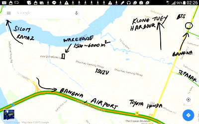 ที่ดิน พระประแดง สมุทรปราการ : ขายที่ดิน 6 ไร่ครึ่งติดถนนใหญ่ปู่เจ้าสมิงพรายใกล้สะภานภูมิพล