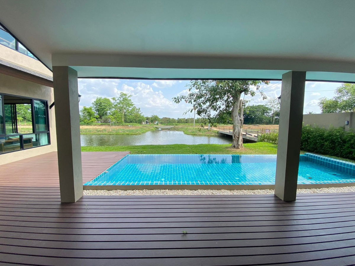 รูป 🌊 ขายบ้านเดี่ยว Pool Villa ริมน้ำ | สารภี เชียงใหม่ - รูปที่ 9/20