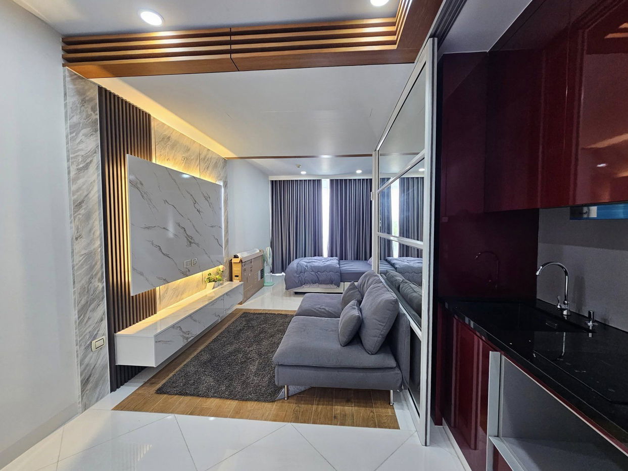 รูป ให้เช่าคอนโดสตูดิโอเพียวซันเซ็ท นาจอมเทียน พัทยา - รูปที่ 2/11