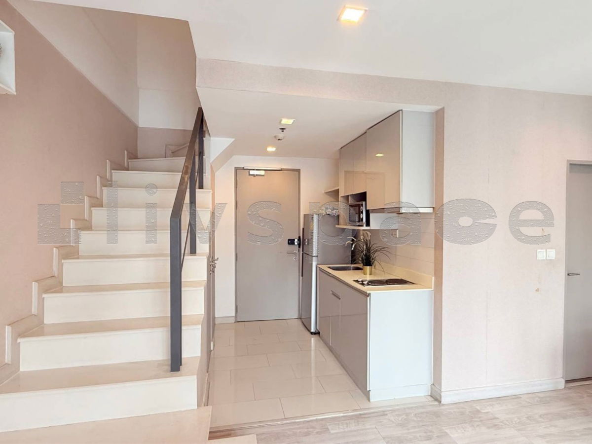 รูป ▚ LD249ツ สำหรับเช่า Ideo Mobi Sukhumvit 81 Duplex 2 ห้องนอน 2 ห้องน้ำ 61 ตร.ม.! ⭐ ราคาช็อกโลก 25k!  - รูปที่ 3/8