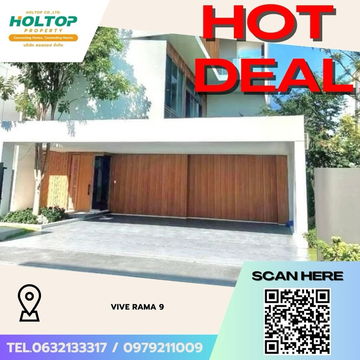 #Z3439💥 021268 🔥ให้เช่าบ้าน VIVE Rama 9