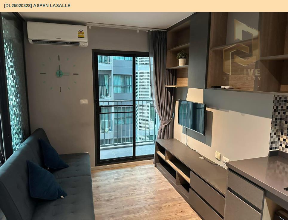 picture DL25020328 Condo for rent, Aspen Lasalle near MRT ศรีลาซาล, ready to move in, call urgently 0638692663 LineID @162cjixi - 3/6