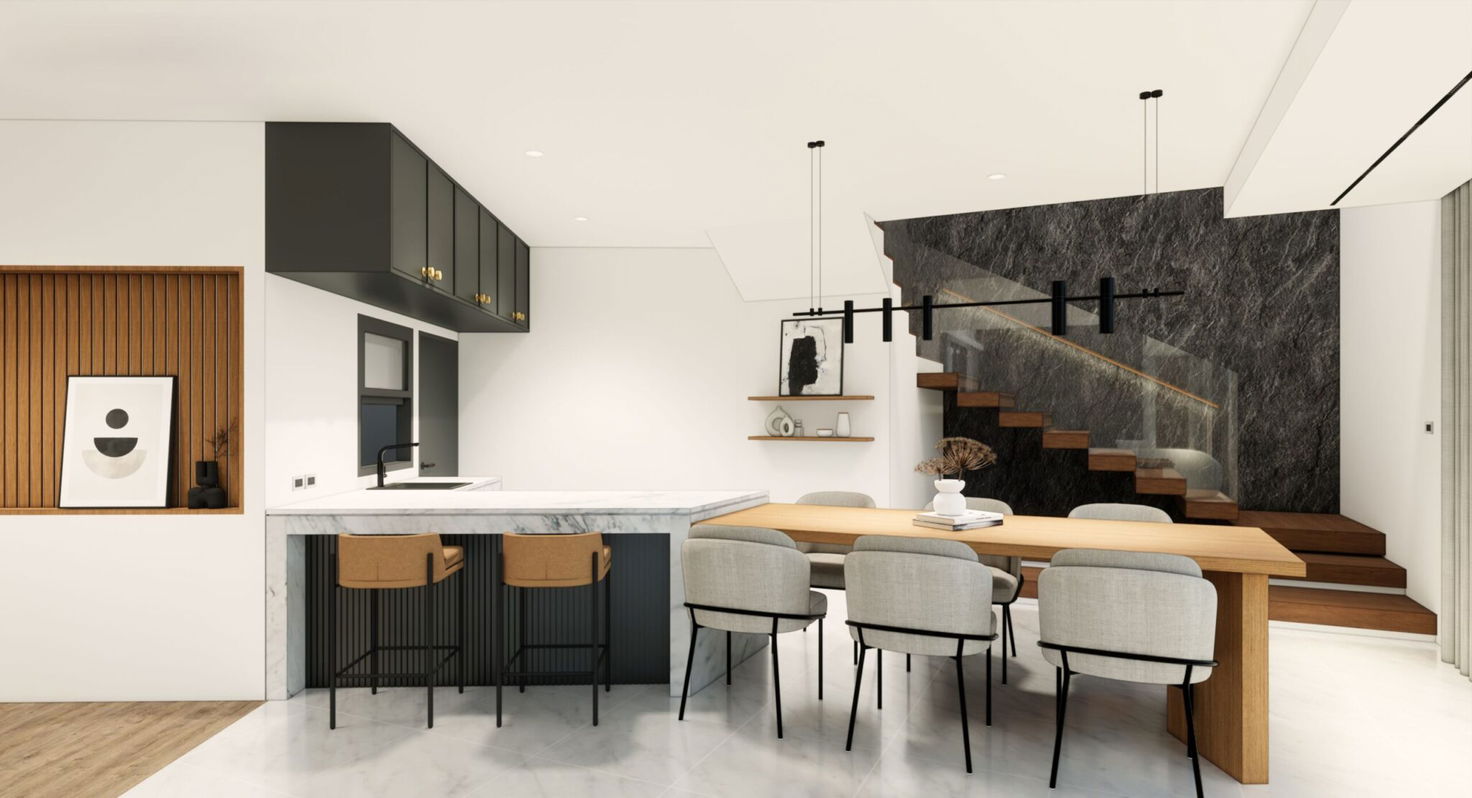 รูป ขายวิลล่าหรู 3 ห้องนอน พร้อมสระว่ายน้ำ ในห้วยใหญ่ - รูปที่ 5/12