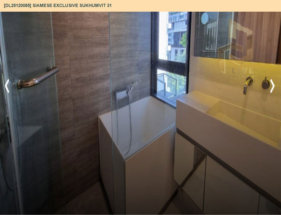 รูป DL25120085 ให้เช่าคอนโด ไซมิส เอ็กซ์คลูซีฟ สุขุมวิท 31 (Siamese Exclusive Sukhumvit 31) ใกล้ BTS พร้อมพงษ์ พร้อมเข้าอยู่ โทรด่วน 0614453194 LineID @162cjixi - รูปที่ 13/15