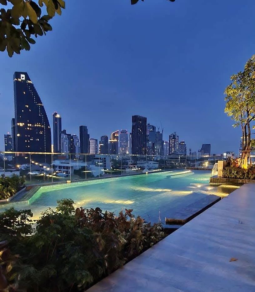 รูป 🎉Hot!! Condo​ For​ Rent 2 bedrooms at Oka​ Haus​ Sukhumvit36 opposite Vimut-Theptarin Hospital near Lotus's, BigC - รูปที่ 8/9