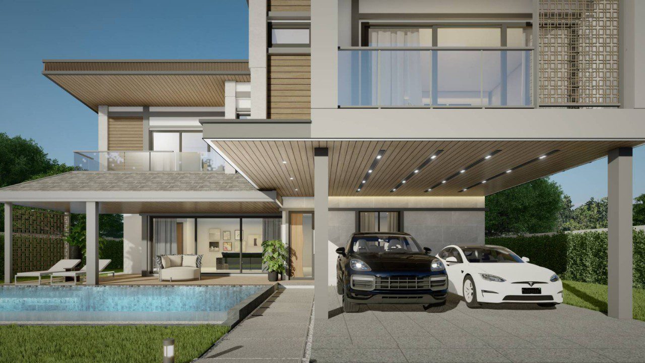 picture 3 Beds Zensiri Estate Jomtien in Pattaya for Sale - 7/8