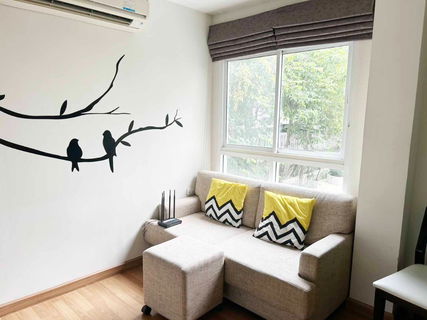 รูปภาพ For Rent U Sabai Rama 4 – Kluaynamthai Price 15,000 Bath Size 37 Sqm.Bedroom 1 Floor 2 View Garden