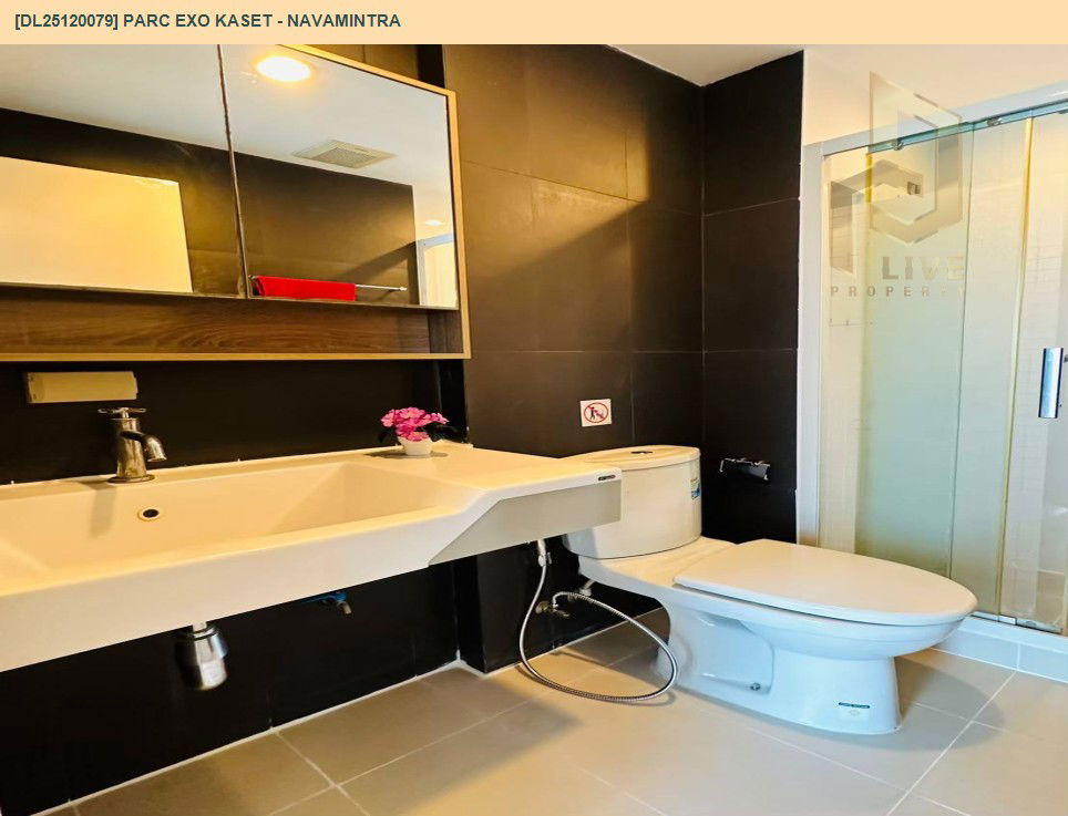 รูป DL25120079 ให้เช่าคอนโด พาร์ค เอ็กโซ เกษตร - นวมินทร์ (Parc Exo Kaset - Navamintra) ใกล้ - พร้อมเข้าอยู่ โทรด่วน 0614453194 LineID @162cjixi - รูปที่ 8/12
