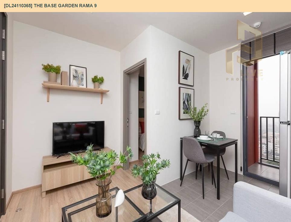 picture DL24110365 Condo for rent, The Base Garden Rama 9  near สายสีส้ม, ready to move in, call urgently 0638692663 LineID @534wlwof - 4/7