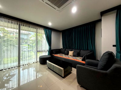 บ้านเดี่ยวให้เช่า : เศรษฐสิริ กรุงเทพกรีฑา 2 | บ้านเดี่ยว 4 ห้องนอน 4 ห้องน้ำ - มีห้องนอนด้านล่าง + EV Charger ใกล้ Brighton College Bangkok