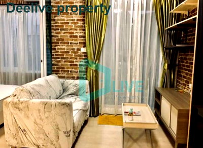 Condos for rent : DL001203 Condo for rent, Chapter One Eco Ratchada - Huai Khwang  near MRT Huai Khwang, ready to move in, call urgently 0614453194 LineID @952jdxxk
