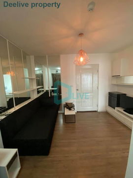 DL000494 Condo for rent, I CONDO Sukhumvit 105 near BTS Bearing, ready to move in, call urgently 0638692663 LineID @897iyzll
