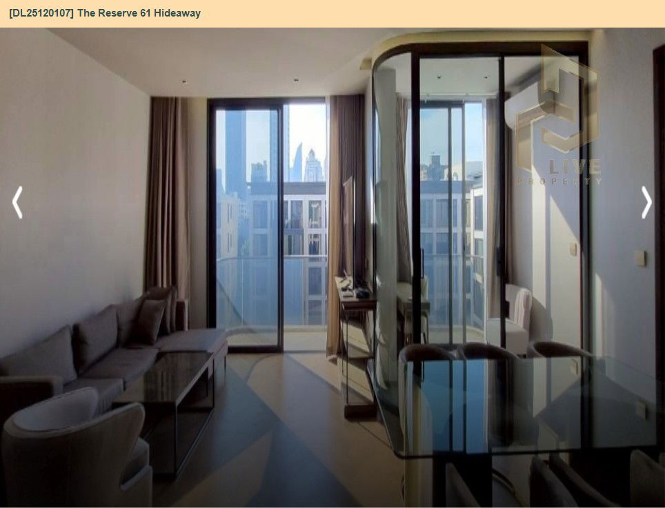 picture DL25120107 Condo for rent, The Reserve 61 Hideaway near BTS ทองหล่อ, ready to move in, call urgently 0638692663 LineID @655ebbvc - 9/11