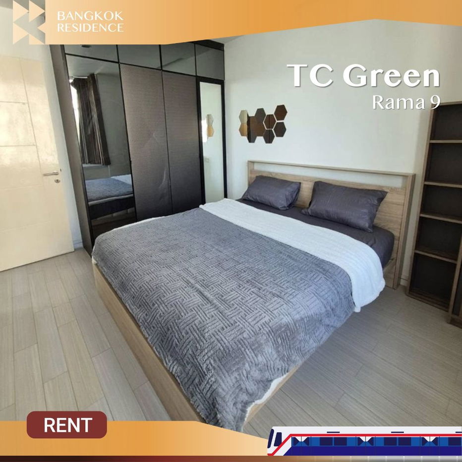 รูป TC Green Rama 9 ✨ ห้องสวย เฟอร์ครบ ใจกลางทำเล 💖 ใกล้ MRT พระราม 9 - รูปที่ 1/5
