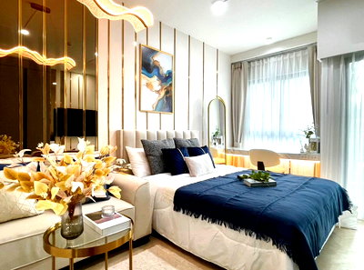 เช่าคอนโด เมเจอร์ ฮอลลีวูด รามคำแหง : #A124201 ✅ 3/12/68  ให้เช่า IDEO New Rama 9 📲📢สอบถาม ld line @condoboy