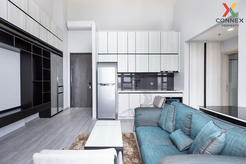 picture FOR RENT condo The line sukhumvit 101 , Duplex , nice view , high floor , BTS-Punnawithi , Bang Chak , Phra Khanong , Bangkok , CX-00573 ✅ Live chat with us ADD LINE @connexproperty ✅  - 12/12