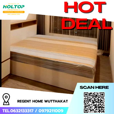 คอนโดให้เช่า : #R8003 🎉 031268 ให้เช่าคอนโด Regent Home Wutthakat