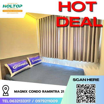 #R7998 🎉 031268 ให้เช่าคอนโด Magnix Condo Ramintra 21