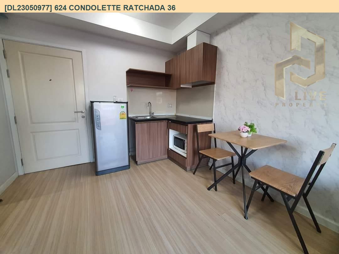 picture DL23050977 Condo for rent, 624 Condolette Ratchada 36 near MRT ลาดพร้าว, ready to move in, call urgently 0638692663 LineID @655ebbvc - 6/10