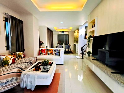 บ้านเดี่ยว หนองปรือ ชลบุรี : ขายบ้านเดี่ยว 3 ห้องนอน พัทยาตะวันออก