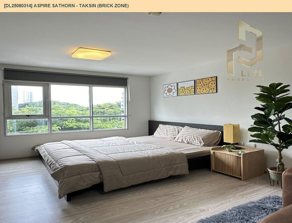 picture DL25080314 Condo for rent, Aspire Sathorn - Taksin (Brick Zone) near BTS Wutthakat, ready to move in, call urgently 0638692663 LineID @897iyzll - 2/12