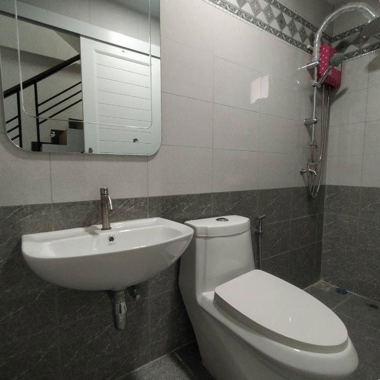 รูป บ้านแฝด สุวินทวงศ์ มีนบุรี  บ้านสร้างเองพร้อมอยู่  ใกล้มีนบุรี  สนใจ  085-318-6868​☎️​ - รูปที่ 7/10