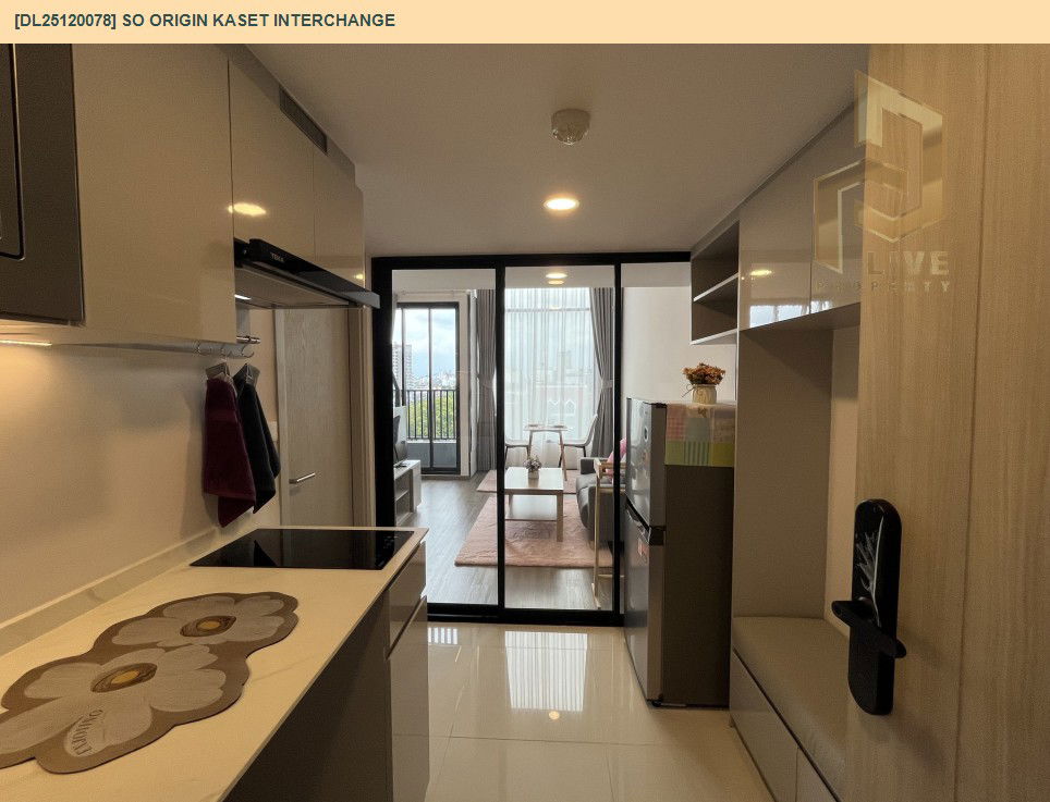 รูป DL25120078 ให้เช่าคอนโด โซ ออริจิ้น เกษตร อินเตอร์เชนจ์ (SO ORIGIN KASET INTERCHANGE) ใกล้ - พร้อมเข้าอยู่ โทรด่วน 0653619502 LineID @534wlwof - รูปที่ 11/16