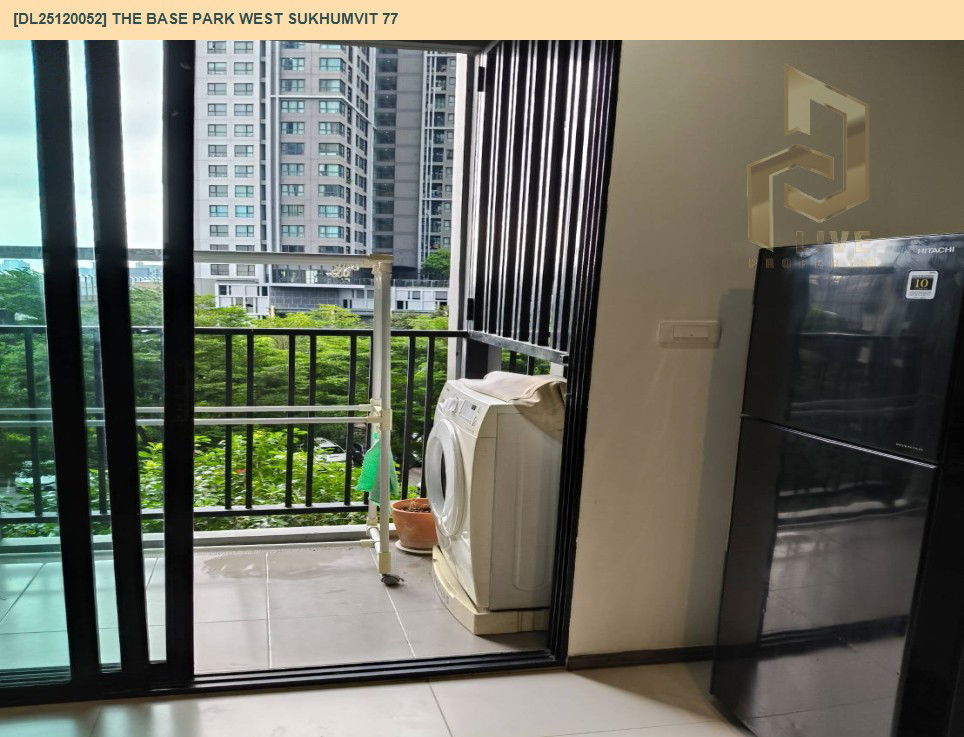 picture DL25120052 Condo for rent, The Base Park West Sukhumvit 77 near BTS On Nut, ready to move in, call urgently 0638692663 LineID @655ebbvc - 8/9