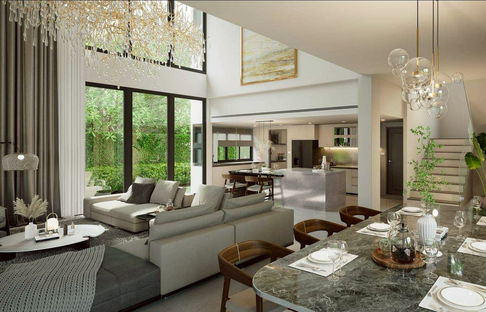 พูลวิลล่าหรูสไตล์โมเดิร์นสำหรับขายในพัทยาใต้