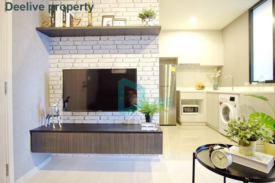 picture DL006930 Condo for rent, Life Asoke - Rama 9 near MRT พระราม 9, ready to move in, call urgently 0638692663 LineID @655ebbvc - 4/8