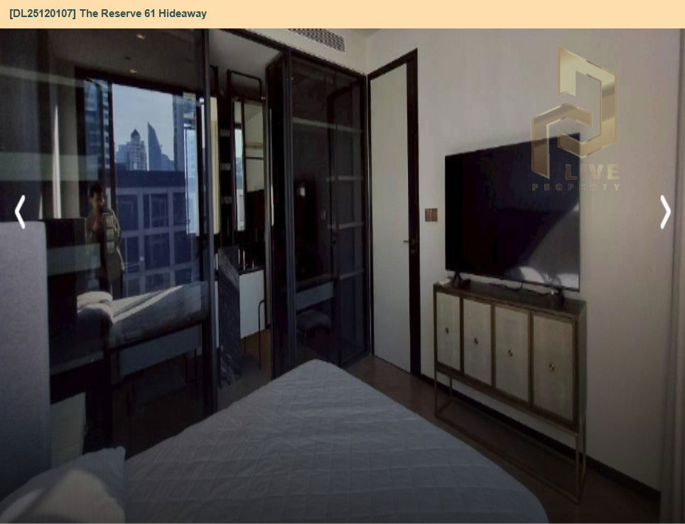 picture DL25120107 Condo for rent, The Reserve 61 Hideaway near BTS ทองหล่อ, ready to move in, call urgently 0638692663 LineID @655ebbvc - 4/11