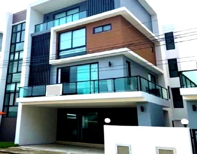 เช่าสำนักงาน บางพลี สมุทรปราการ : อาคารสำนักงาน 4 ชั้น โครงการเดอะเบส ซอยกิ่งแก้ว 19 