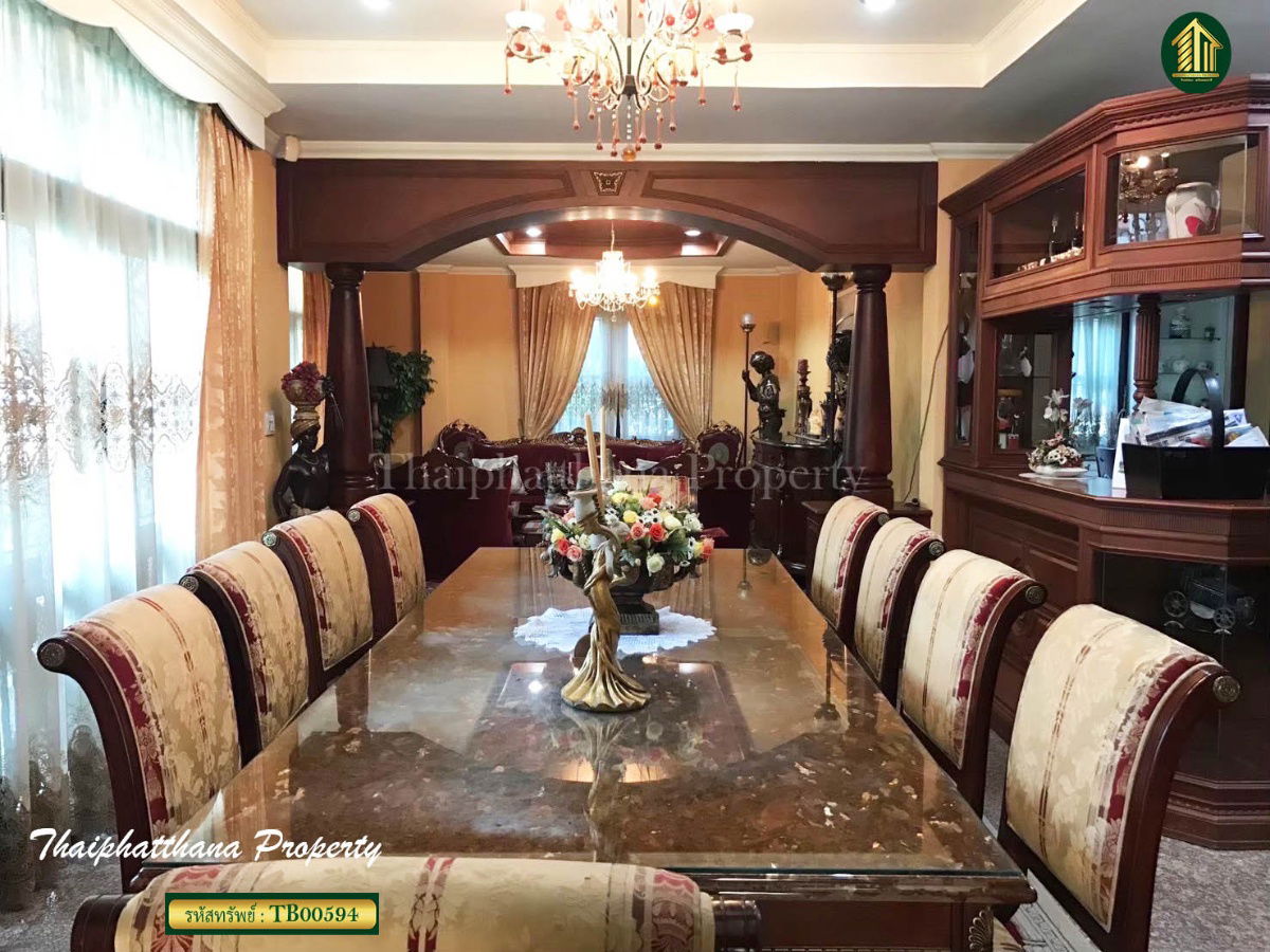 รูป ขายด่วนบ้านสร้างเอง หลังใหญ่ 245 ตารางวา ใกล้สำนักงานเขตทวีวัฒนา  - รูปที่ 6/9