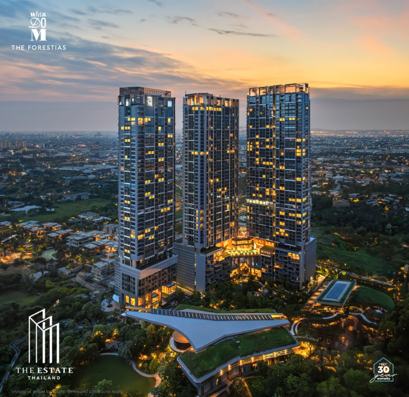 รูป For sale Whizdom The Forestias ห้องมุม พร้อมวิวสวนป่า 30 ไร่และทิวทัศน์ไกลถึงชลบุรี ให้ความเป็นส่วนตัว โปร่งโล่ง - รูปที่ 3/9