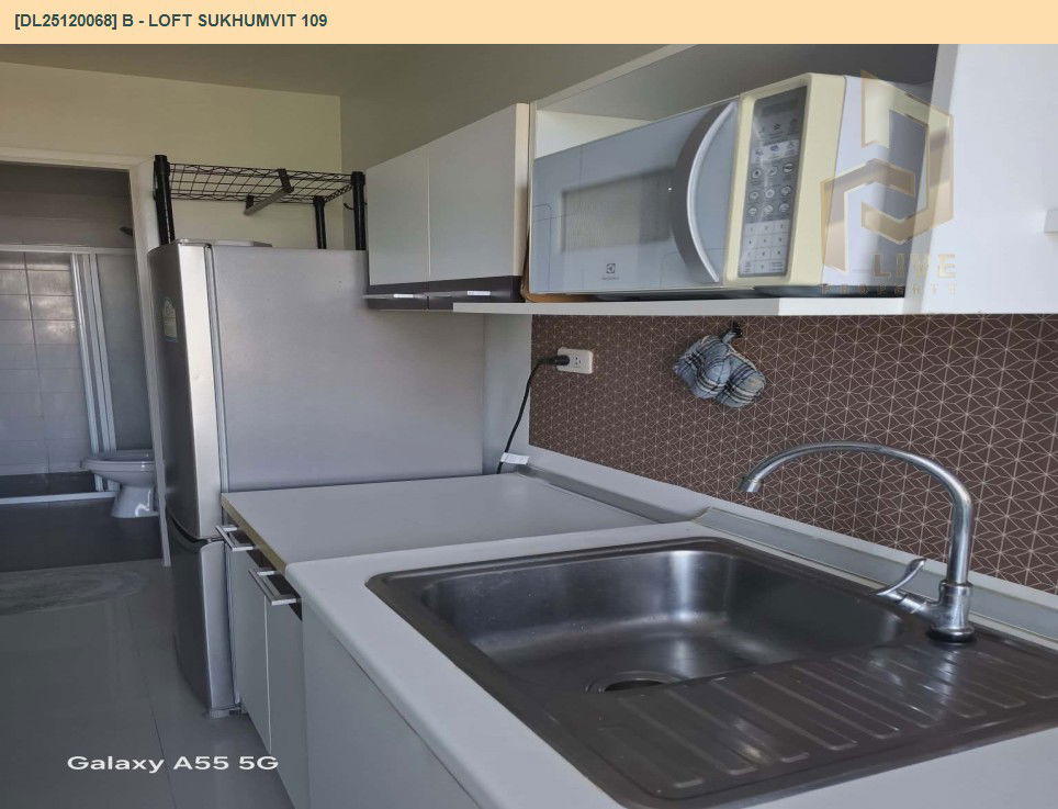 รูป DL25120068 ให้เช่าคอนโด บี ลอฟท์ สุขุมวิท 109 (B - Loft Sukhumvit 109) ใกล้ BTS แบริ่ง พร้อมเข้าอยู่ โทรด่วน 0614453194 LineID @162cjixi - รูปที่ 6/13